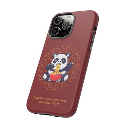 Panda Slurping Noodles Phone Case