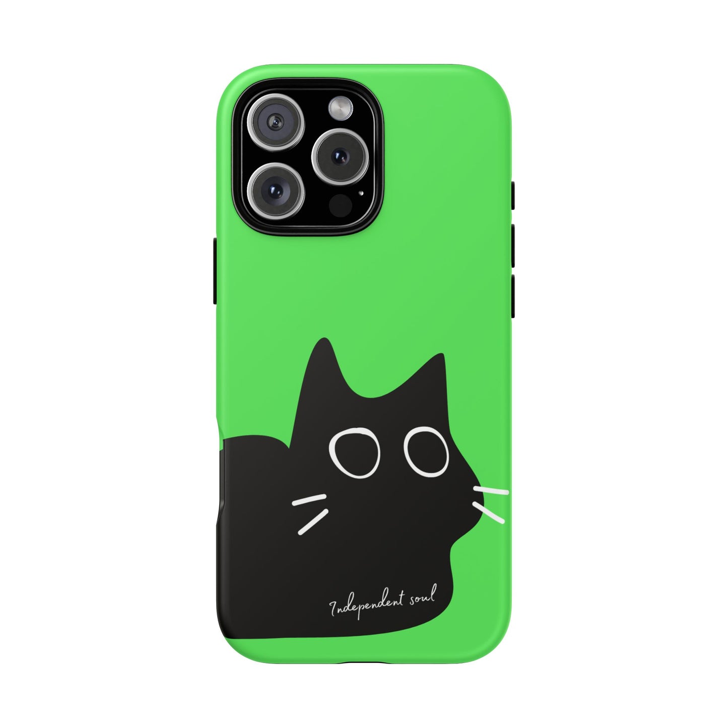 Cute Cat Minimalist Silhouette Phone Case