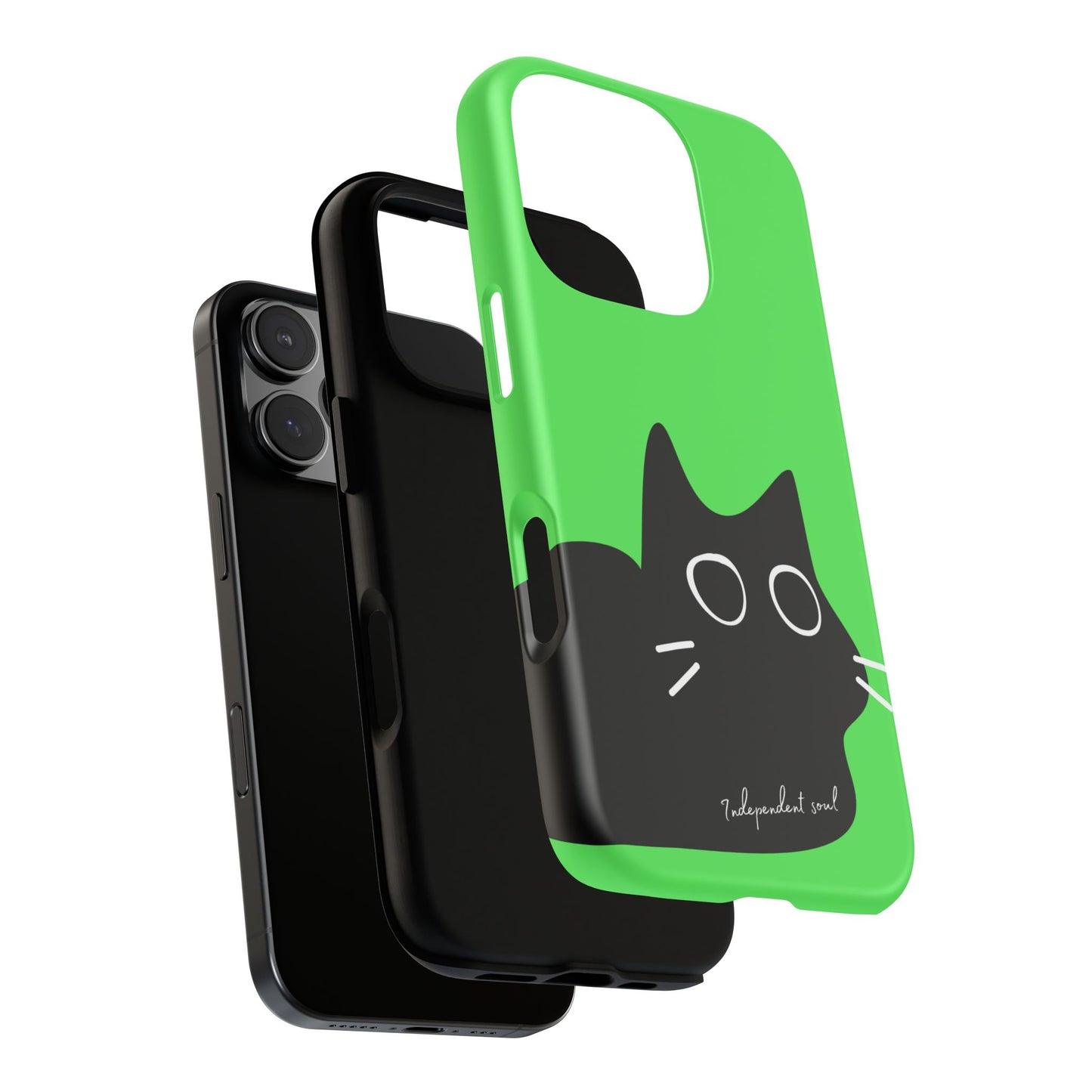 Cute Cat Minimalist Silhouette Phone Case