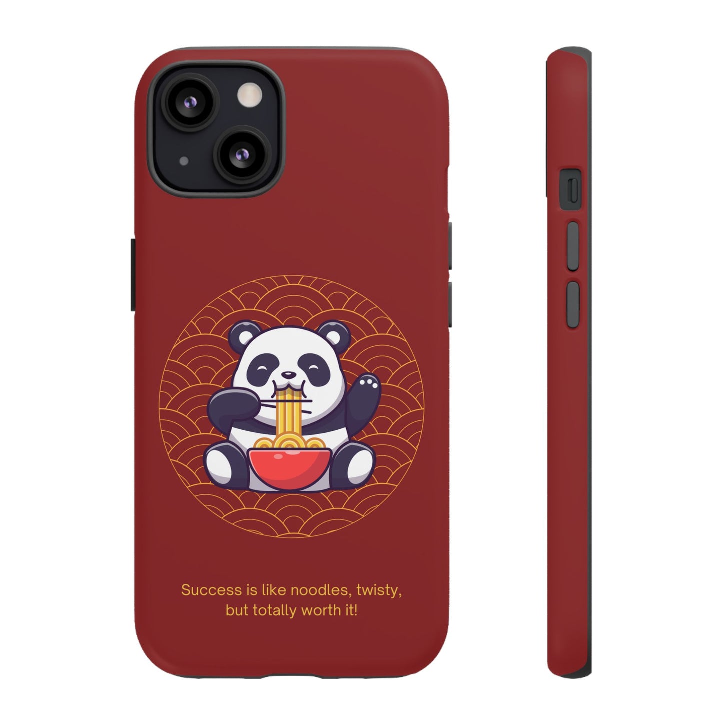 Panda Slurping Noodles Phone Case