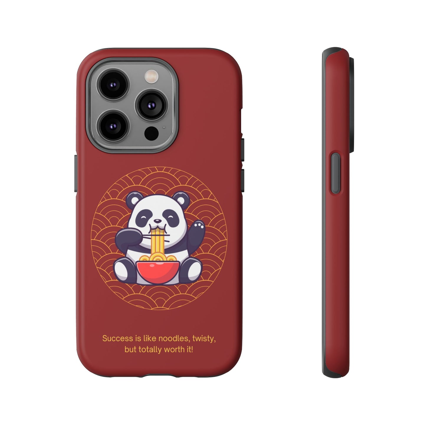 Panda Slurping Noodles Phone Case