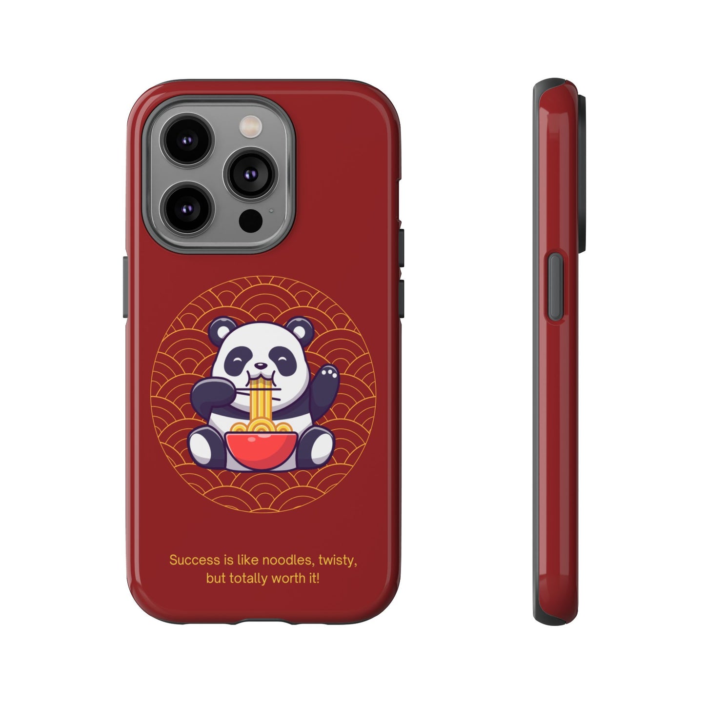 Panda Slurping Noodles Phone Case