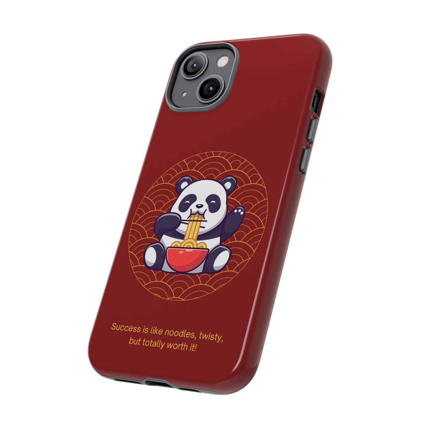 Panda Slurping Noodles Phone Case