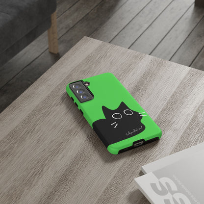 Cute Cat Minimalist Silhouette Phone Case