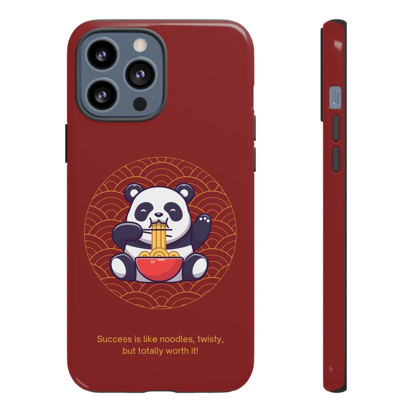 Panda Slurping Noodles Phone Case