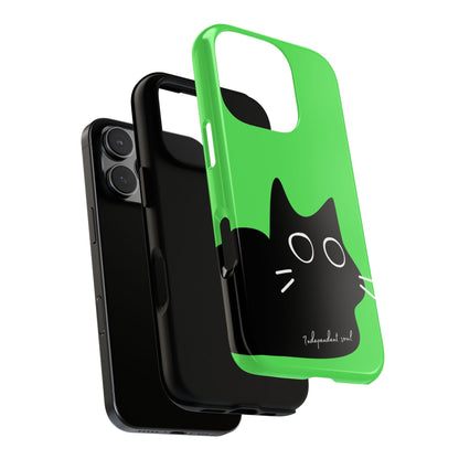 Cute Cat Minimalist Silhouette Phone Case