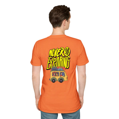 Never Stop Exploring T-Shirt – Adventure Awaits