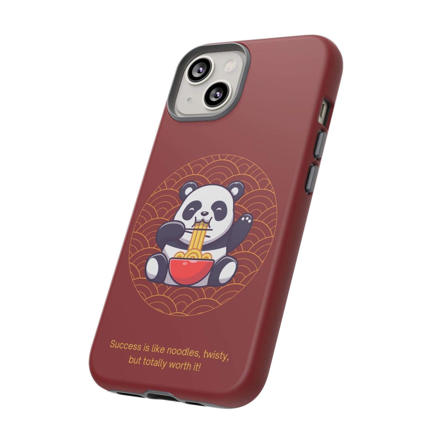 Panda Slurping Noodles Phone Case