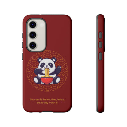 Panda Slurping Noodles Phone Case