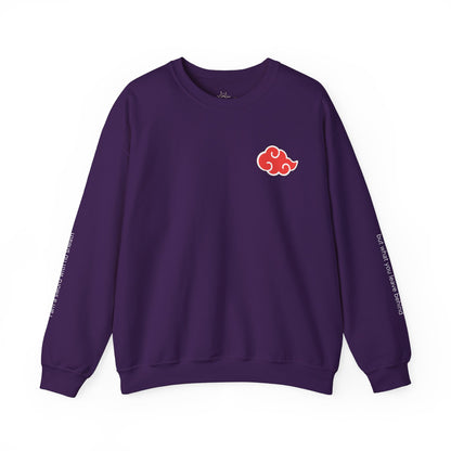 Unisex Akatsuki-Inspired Crewneck Sweatshirt – Cozy & Stylish