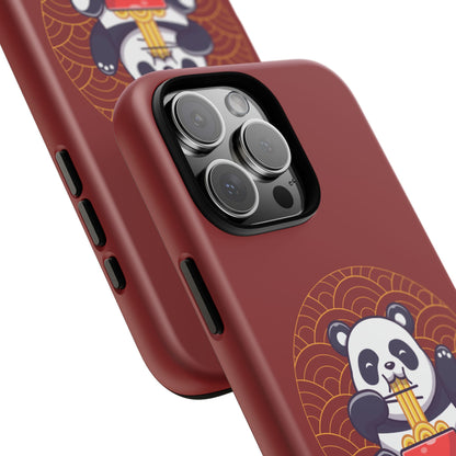 Panda Slurping Noodles Phone Case