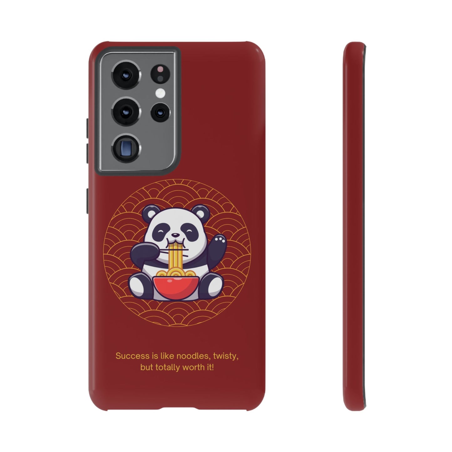 Panda Slurping Noodles Phone Case