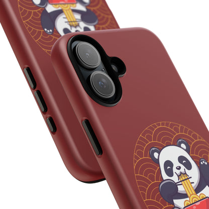 Panda Slurping Noodles Phone Case