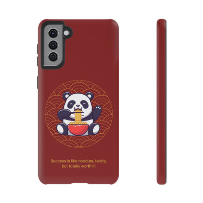 Panda Slurping Noodles Phone Case