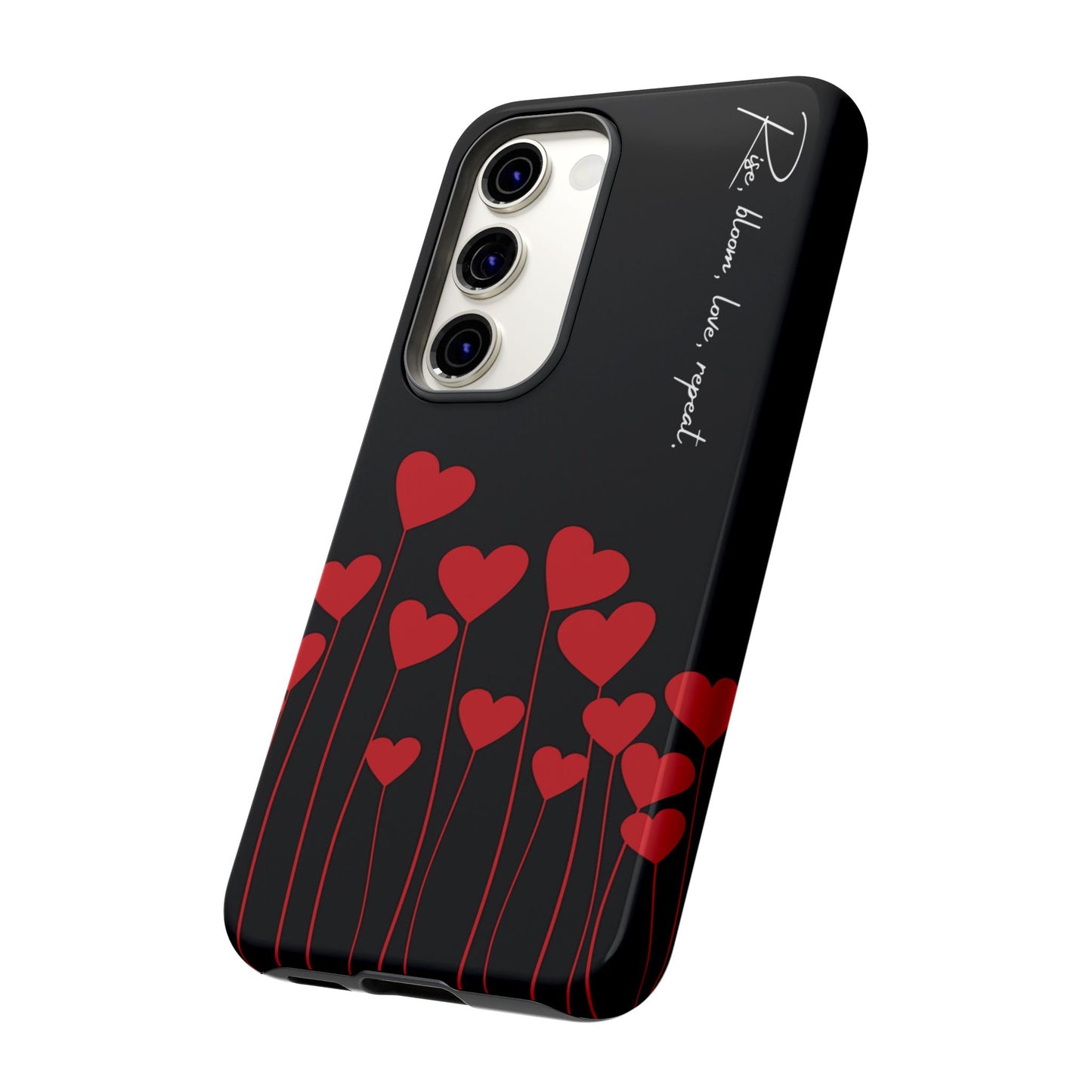 Minimalist Black Heart Phone Case – Perfect for Valentine’s Day & Sweet Self-Love Moments