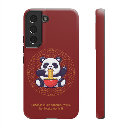 Panda Slurping Noodles Phone Case