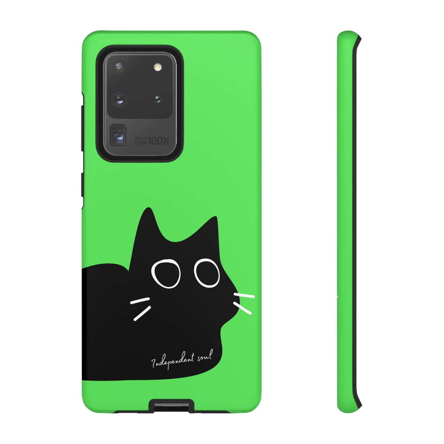 Cute Cat Minimalist Silhouette Phone Case