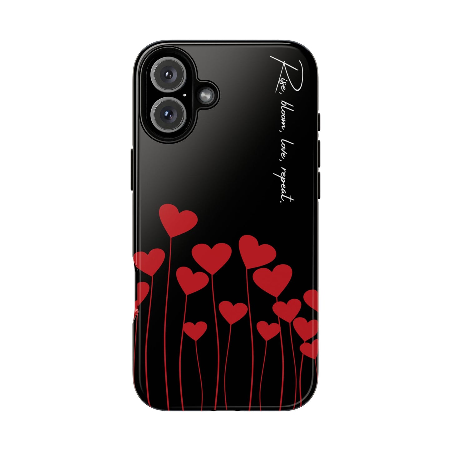 Minimalist Black Heart Phone Case – Perfect for Valentine’s Day & Sweet Self-Love Moments