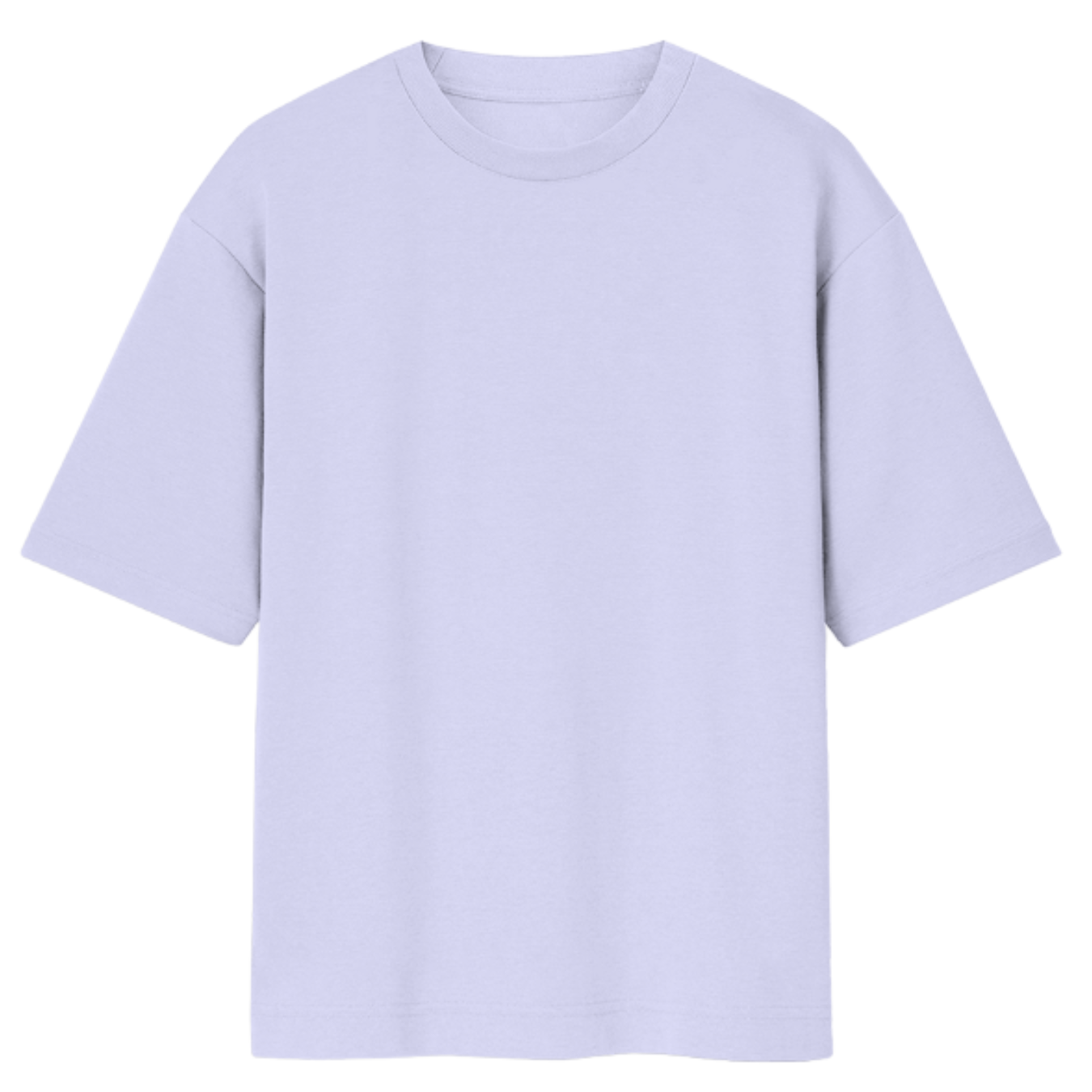 Unisex Oversize Solid Blue Tshirt