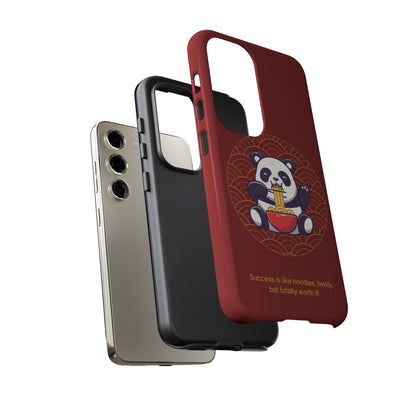 Panda Slurping Noodles Phone Case