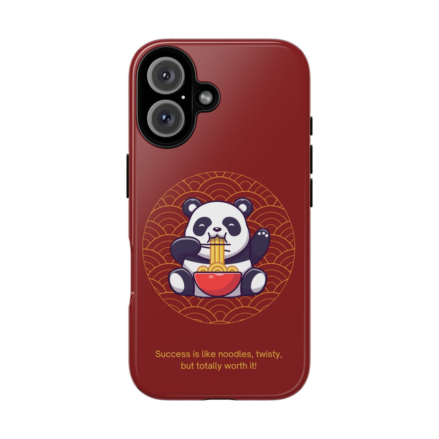 Panda Slurping Noodles Phone Case