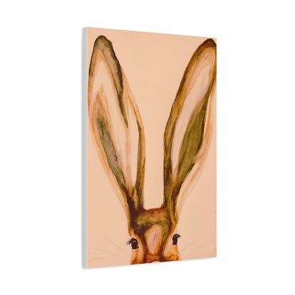 Artistic Rabbit Art on Matte Canvas