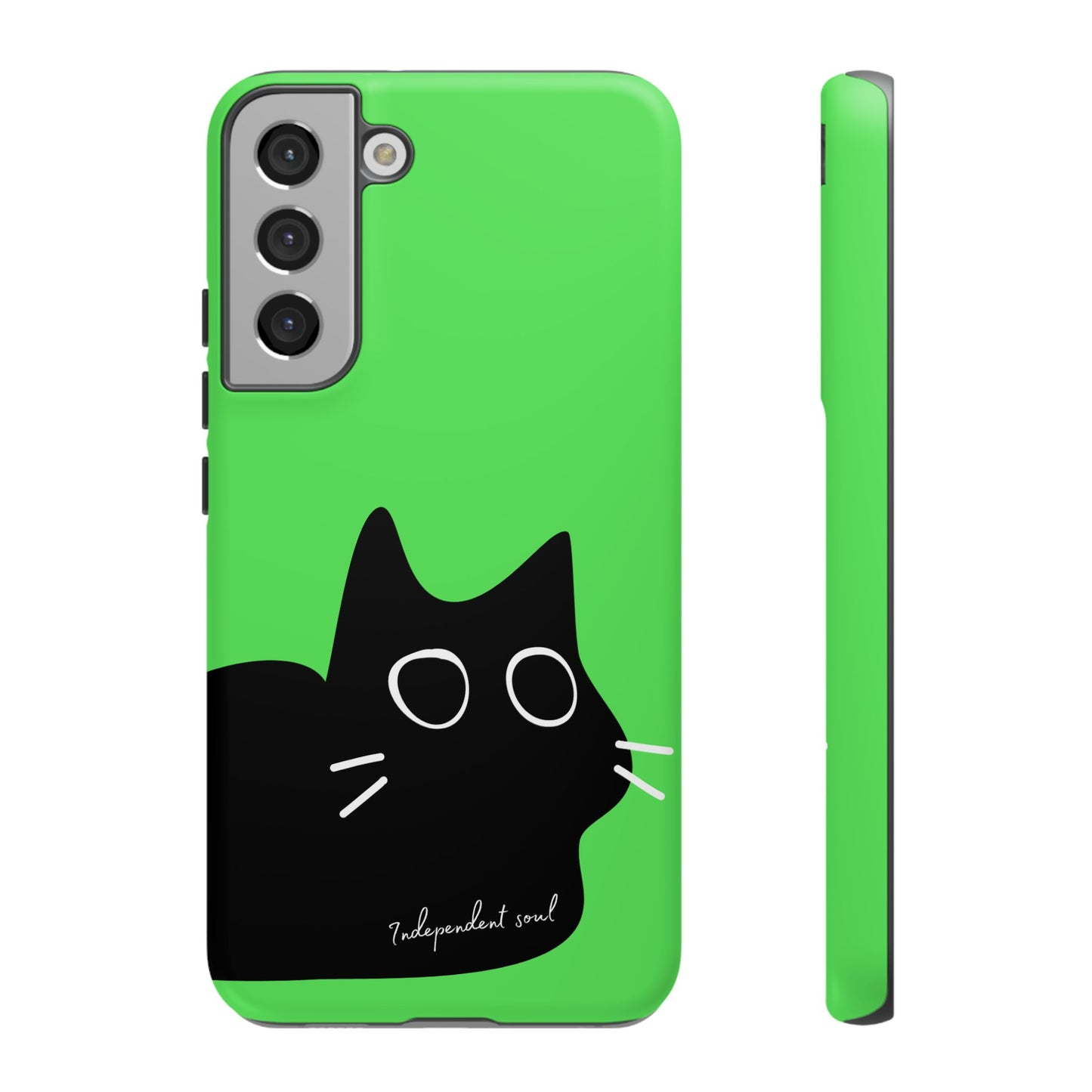 Cute Cat Minimalist Silhouette Phone Case