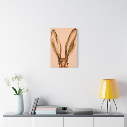 Artistic Rabbit Art on Matte Canvas