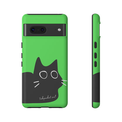 Cute Cat Minimalist Silhouette Phone Case