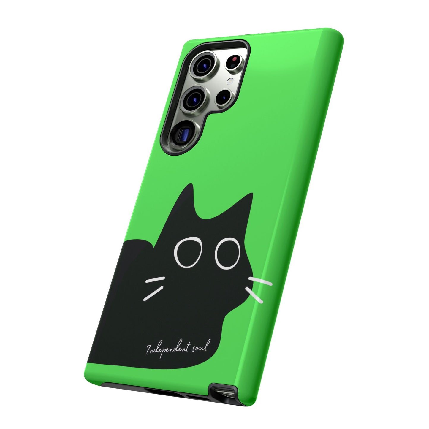 Cute Cat Minimalist Silhouette Phone Case