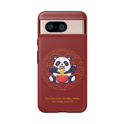 Panda Slurping Noodles Phone Case