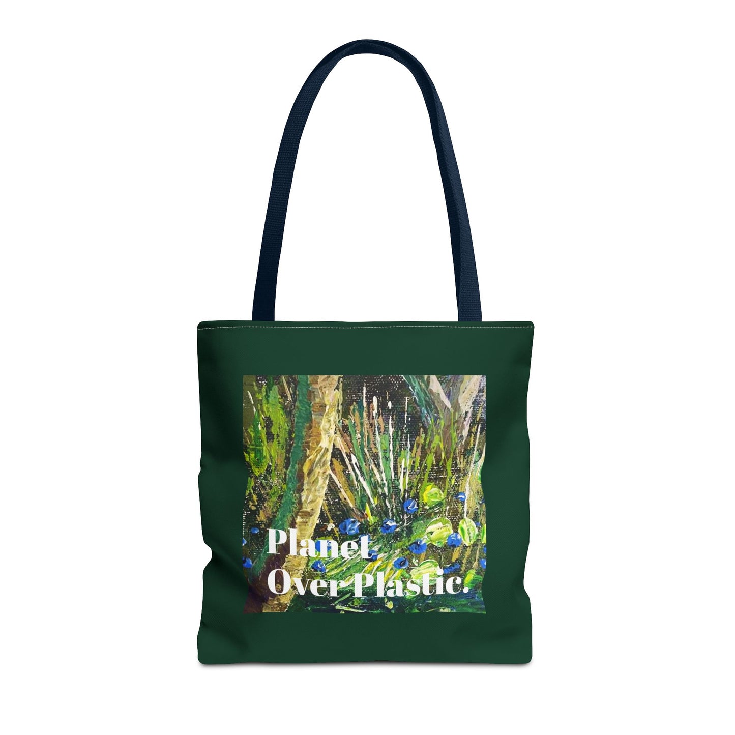 Planet Over Plastic Tote Bag – Eco-Friendly & Stylish