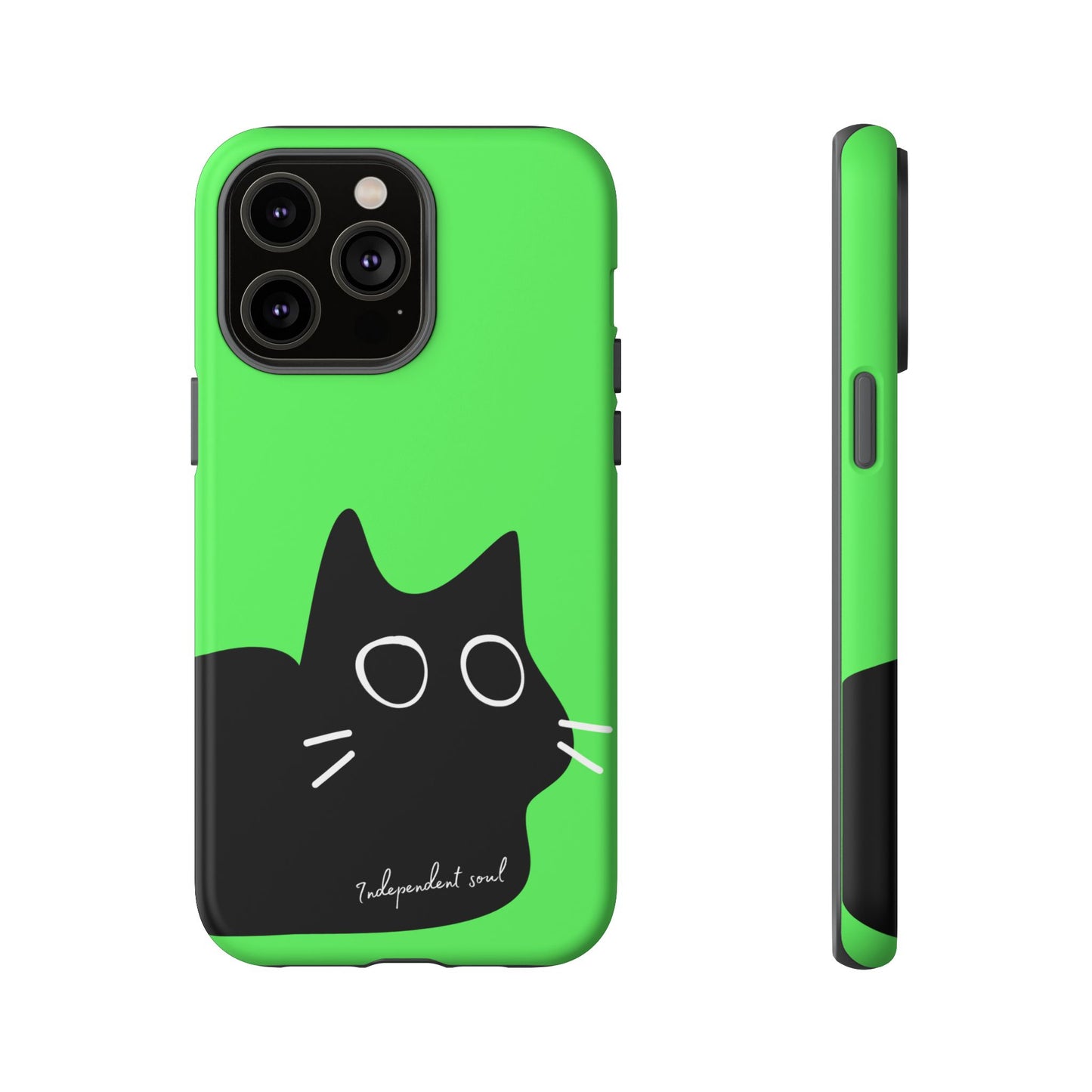 Cute Cat Minimalist Silhouette Phone Case