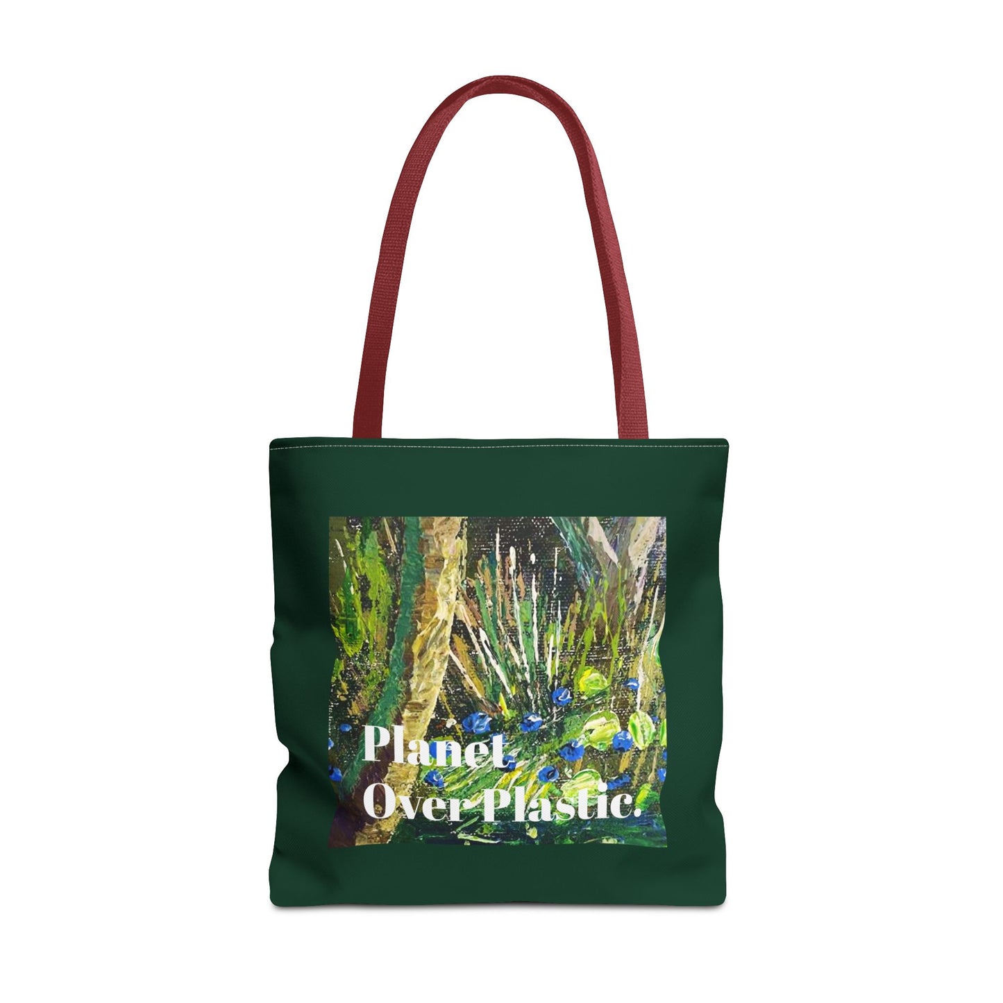 Planet Over Plastic Tote Bag – Eco-Friendly & Stylish