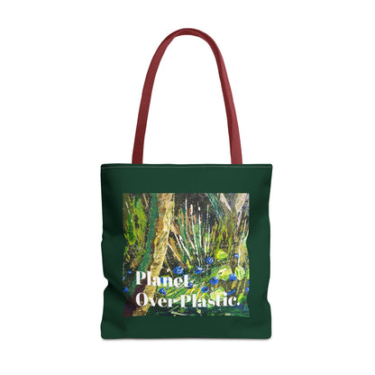 Planet Over Plastic Tote Bag – Eco-Friendly & Stylish