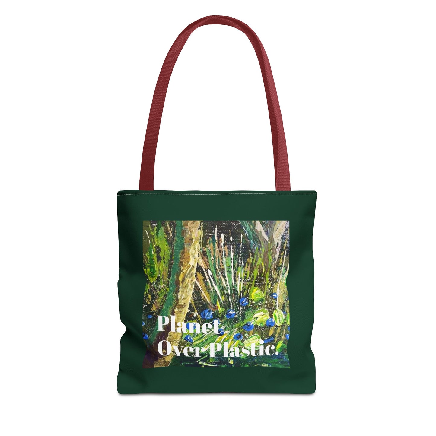 Planet Over Plastic Tote Bag – Eco-Friendly & Stylish