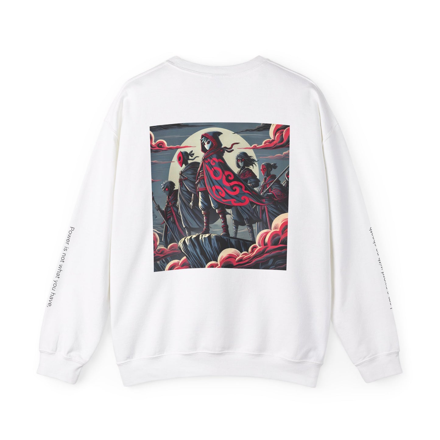 Unisex Akatsuki-Inspired Crewneck Sweatshirt – Cozy & Stylish