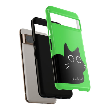 Cute Cat Minimalist Silhouette Phone Case