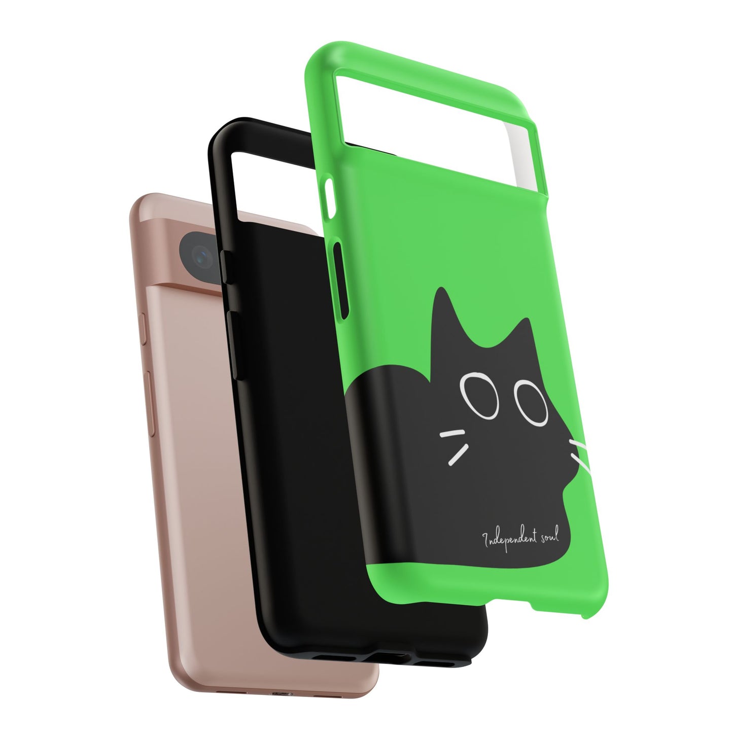 Cute Cat Minimalist Silhouette Phone Case