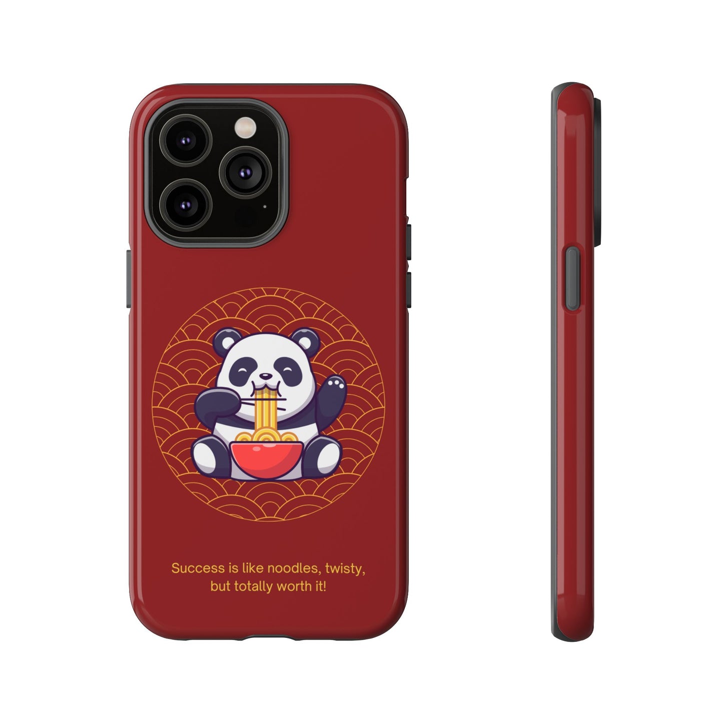 Panda Slurping Noodles Phone Case