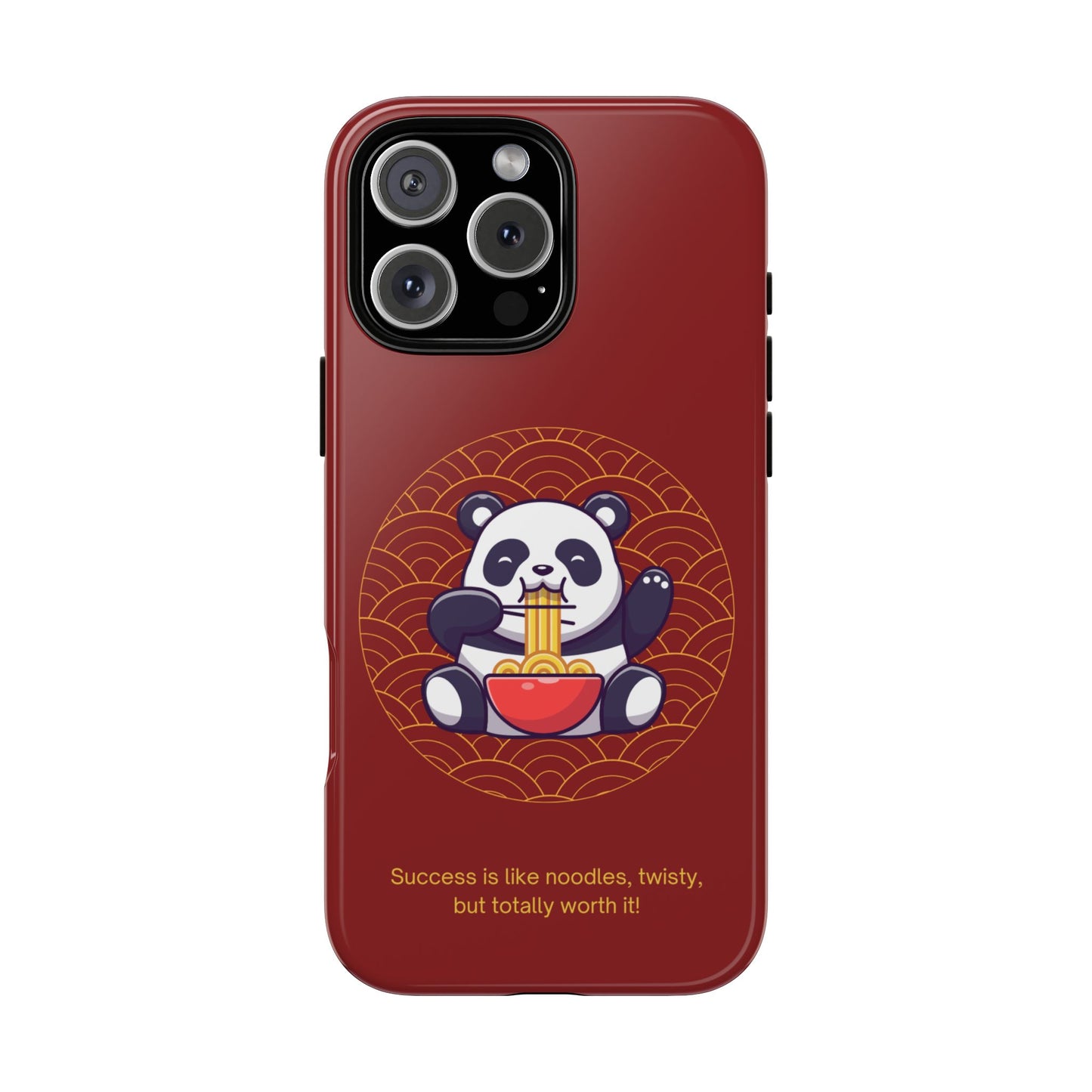 Panda Slurping Noodles Phone Case