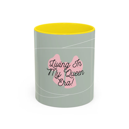 'Living In My Queen Era' Ceramic Mug (11, 15oz)