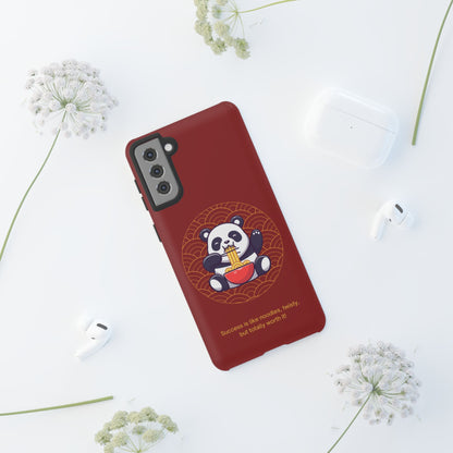 Panda Slurping Noodles Phone Case