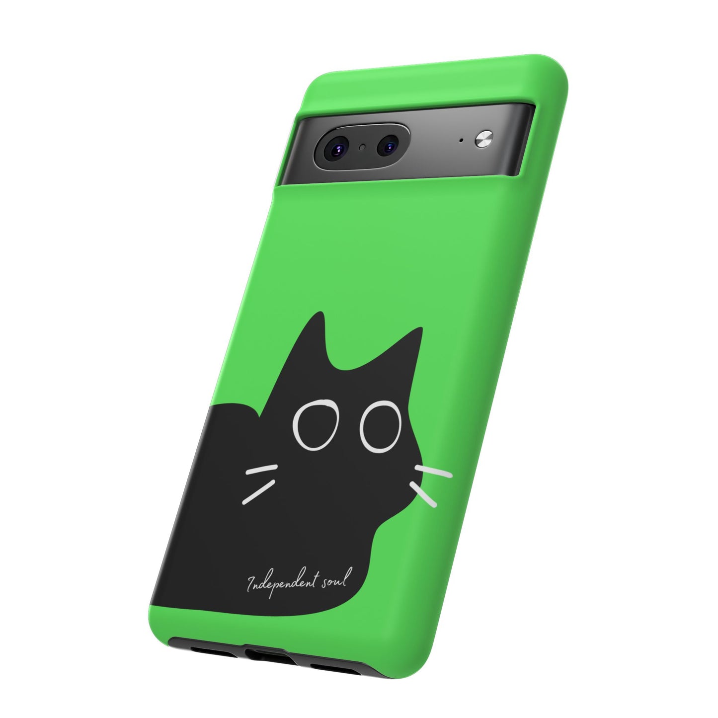 Cute Cat Minimalist Silhouette Phone Case