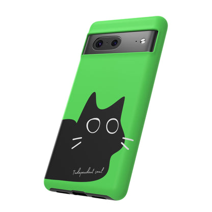 Cute Cat Minimalist Silhouette Phone Case