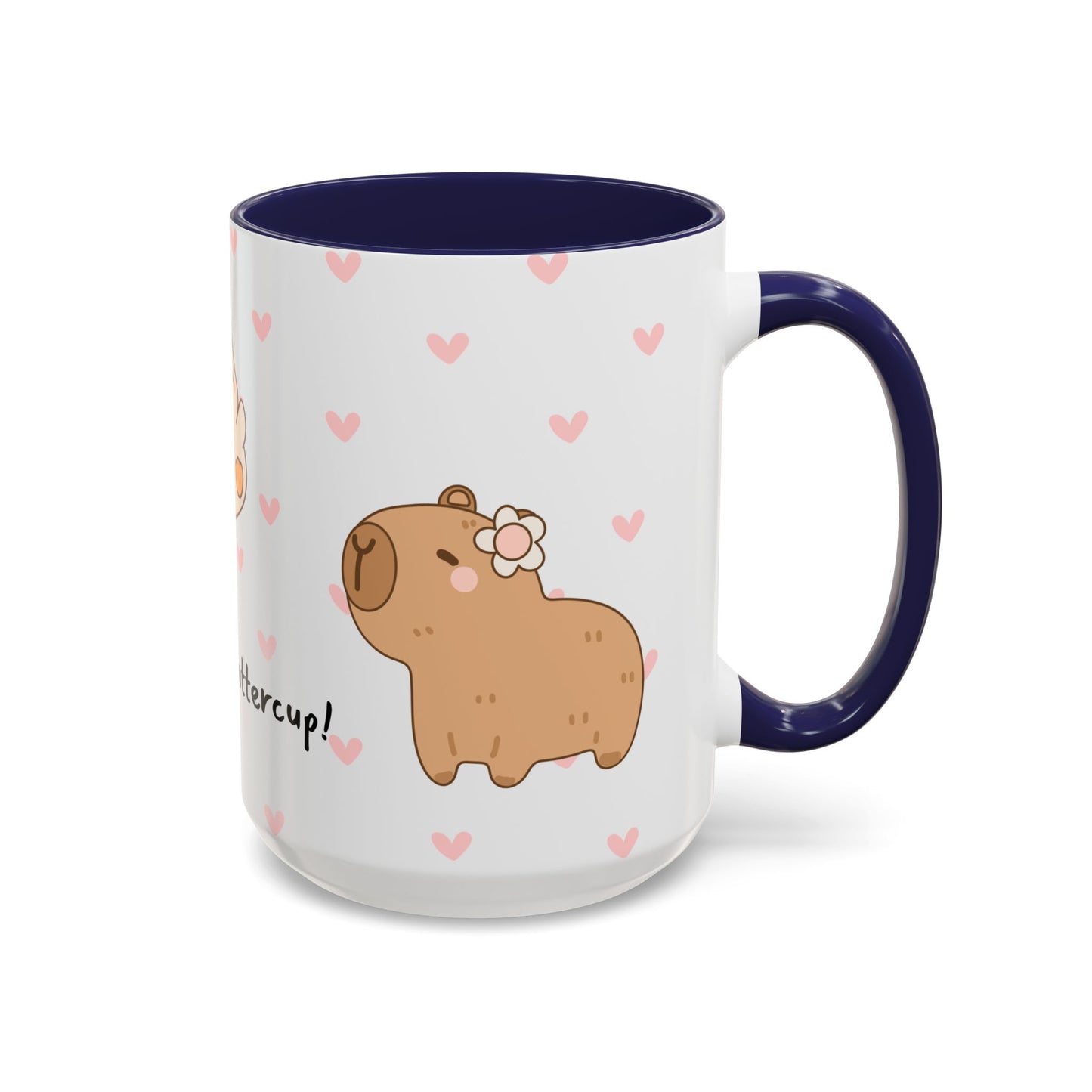 Adorable Animals Coffee Mug – 'Perk Up, Buttercup' Design