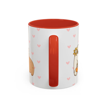 Adorable Animals Coffee Mug – 'Perk Up, Buttercup' Design