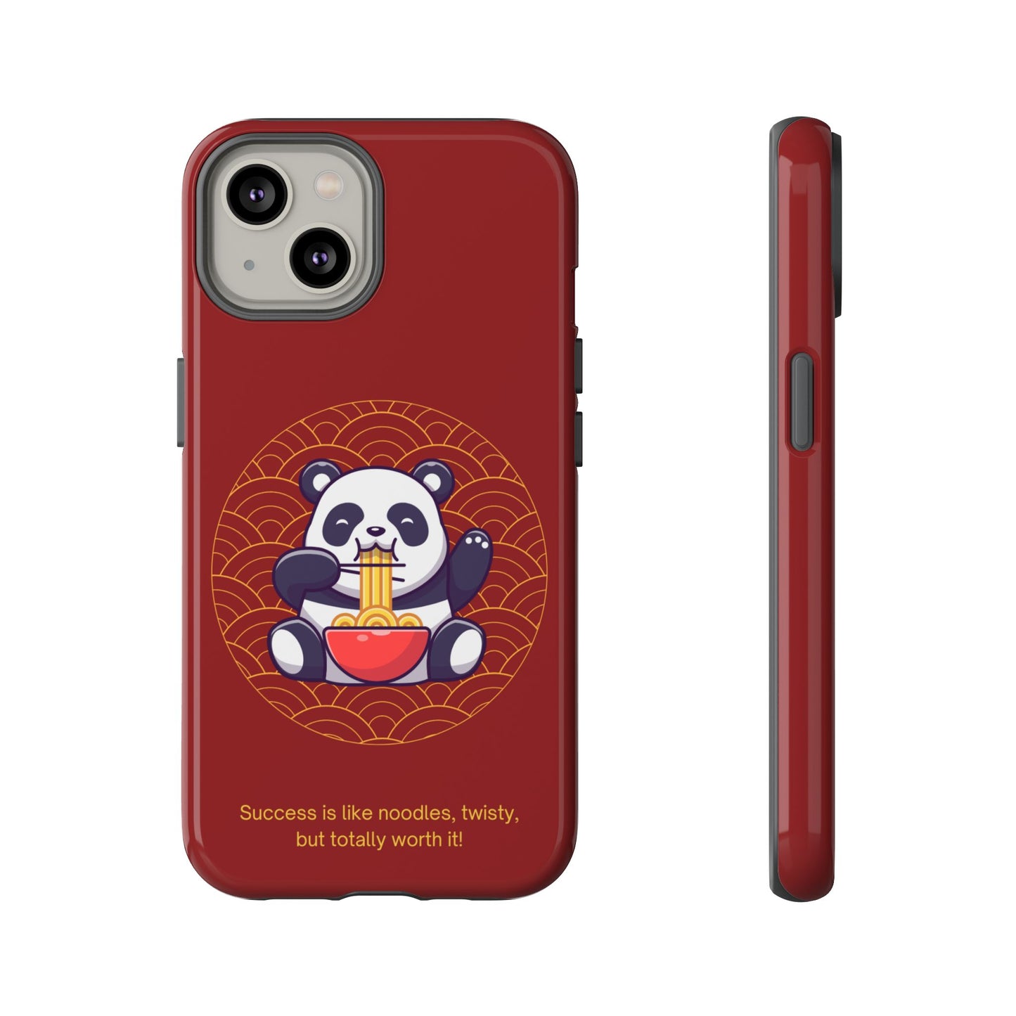 Panda Slurping Noodles Phone Case