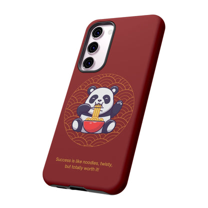 Panda Slurping Noodles Phone Case