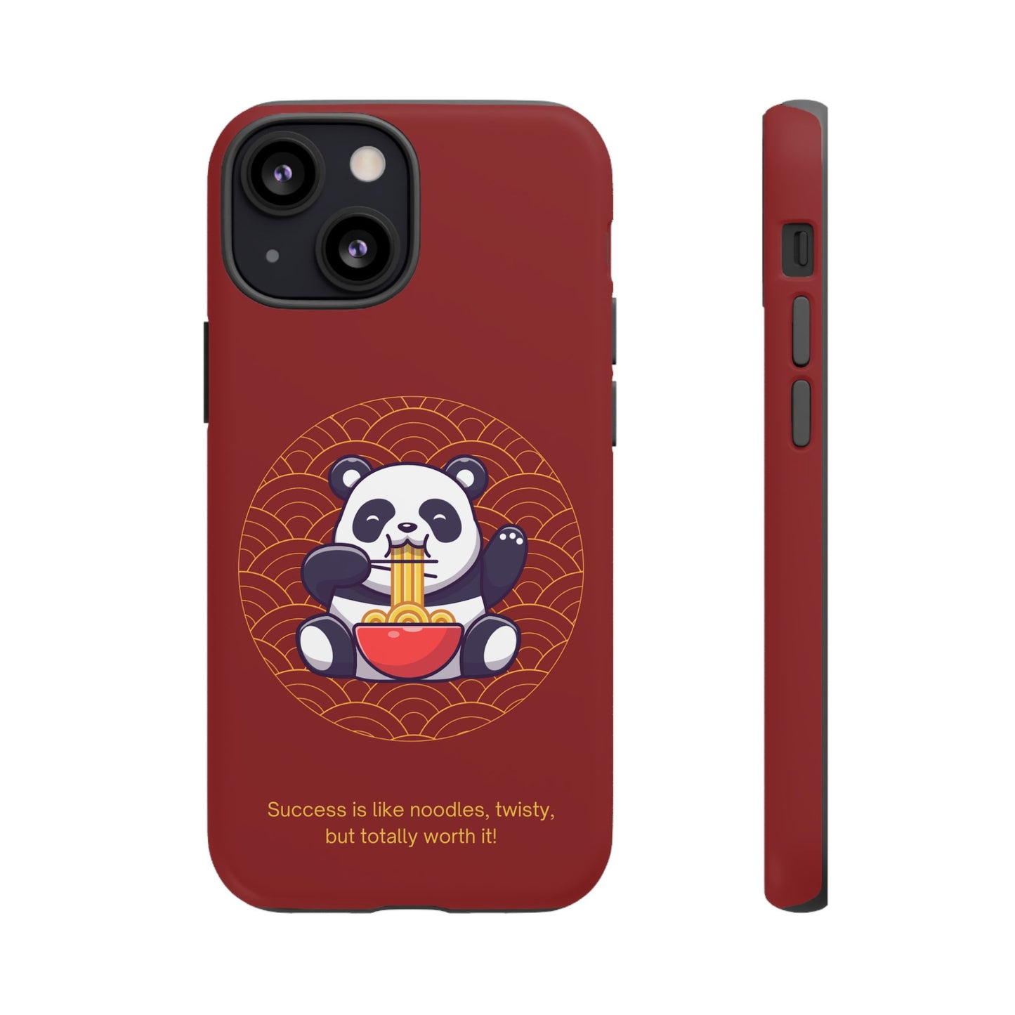 Panda Slurping Noodles Phone Case